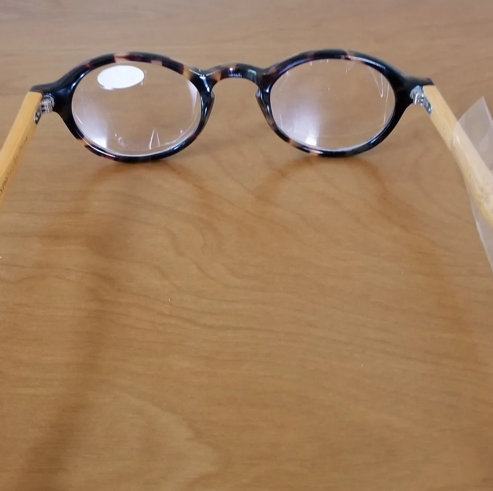 NWC Eynack Rez style handmade bamboo reading glasses